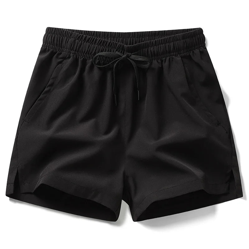 Unisex Athletic Shorts with Zippered Pockets - Summer Running Shorts