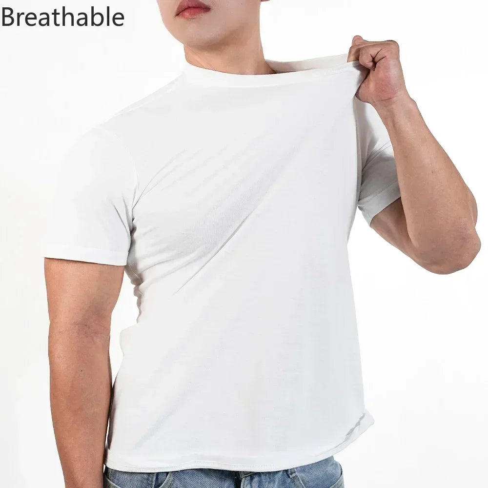 Men's Fitness T-Shirt Quick-Dry - Premium Gym Workout Tee