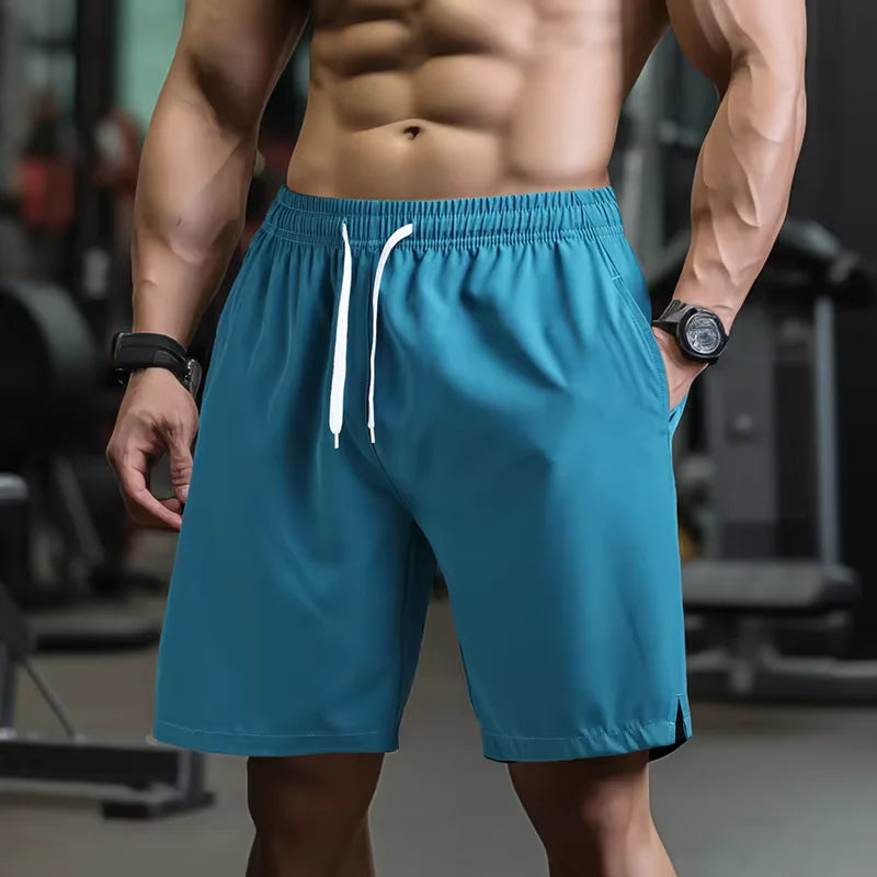 Unisex Athletic Shorts with Zippered Pockets - Summer Running Shorts