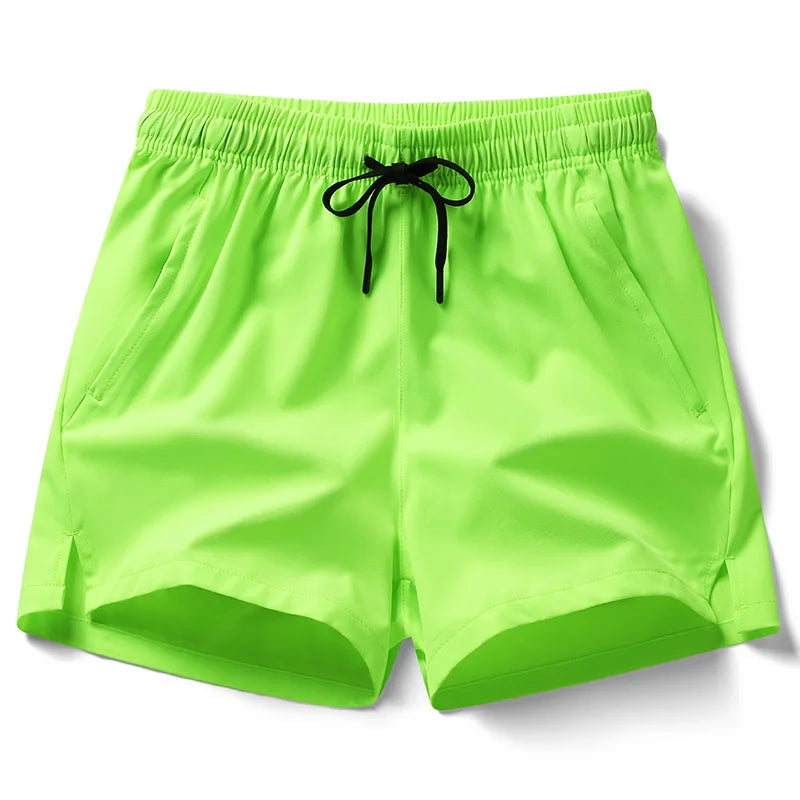 Unisex Athletic Shorts with Zippered Pockets - Summer Running Shorts