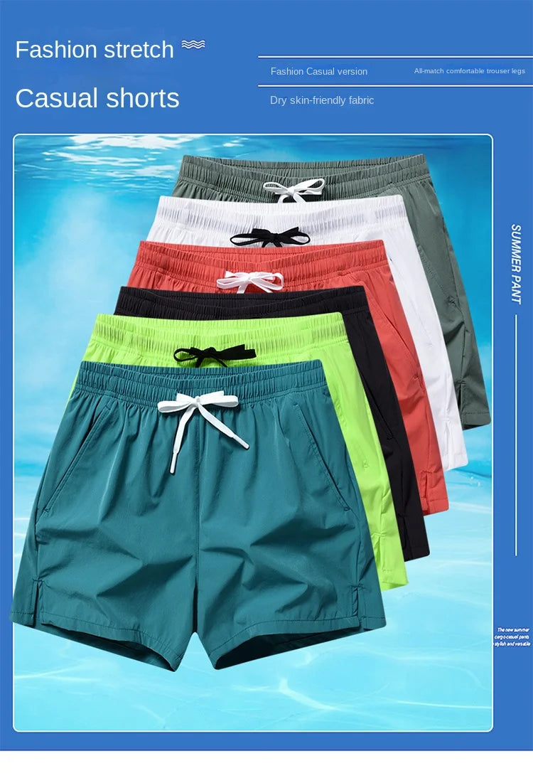 Unisex Athletic Shorts with Zippered Pockets - Summer Running Shorts