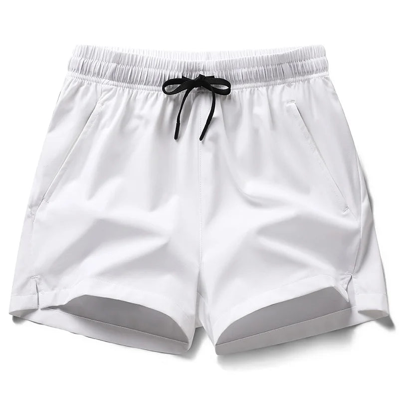 Unisex Athletic Shorts with Zippered Pockets - Summer Running Shorts