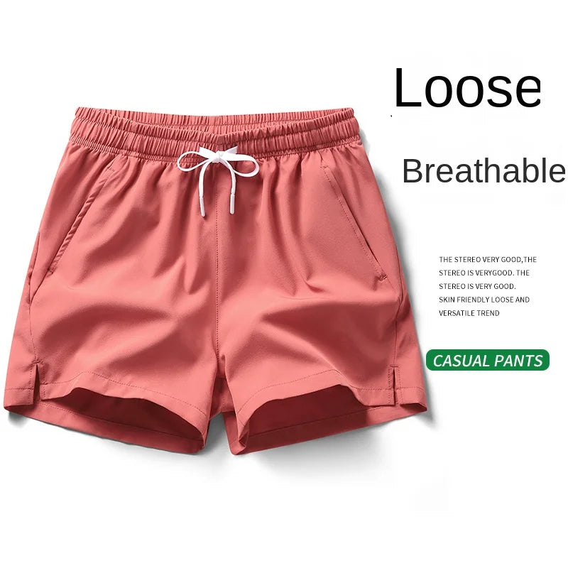 Unisex Athletic Shorts with Zippered Pockets - Summer Running Shorts