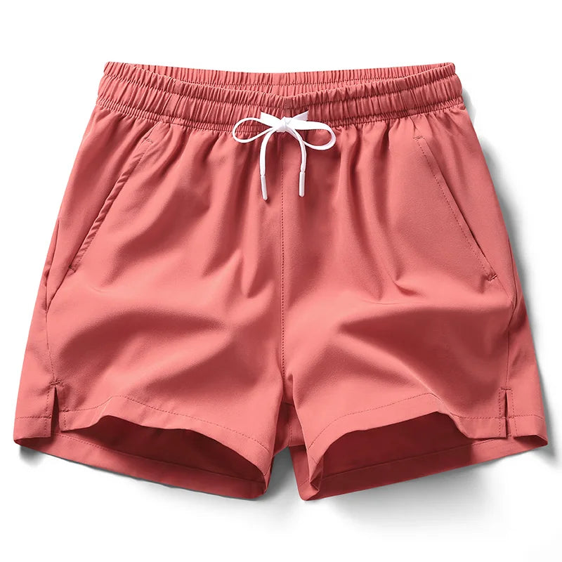 Unisex Athletic Shorts with Zippered Pockets - Summer Running Shorts
