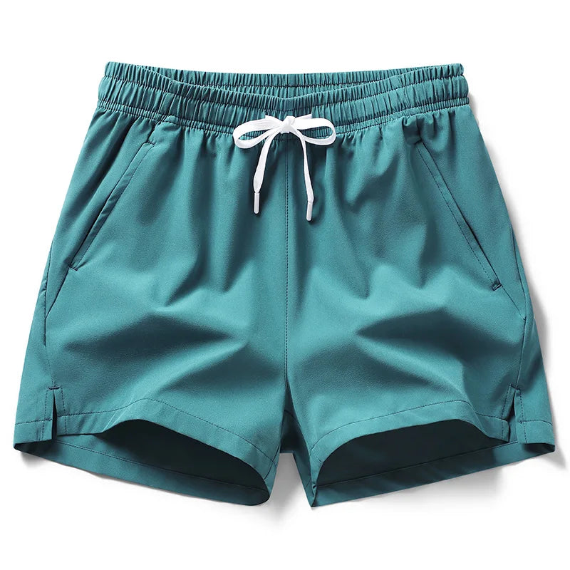 Unisex Athletic Shorts with Zippered Pockets - Summer Running Shorts